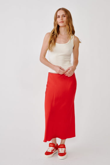 COCO SCOOP NECK TANK | GARDENIA