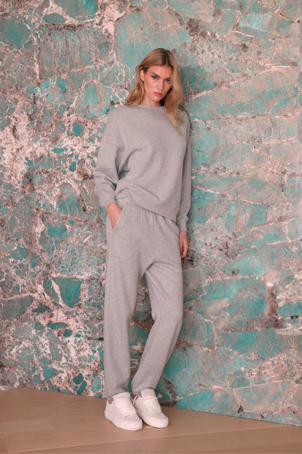 MASON LOW RISE RELAXED SWEATPANT | FOGGY