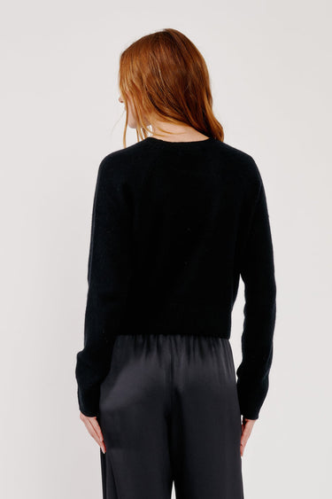 JAYNE LAYERING CREWNECK in black