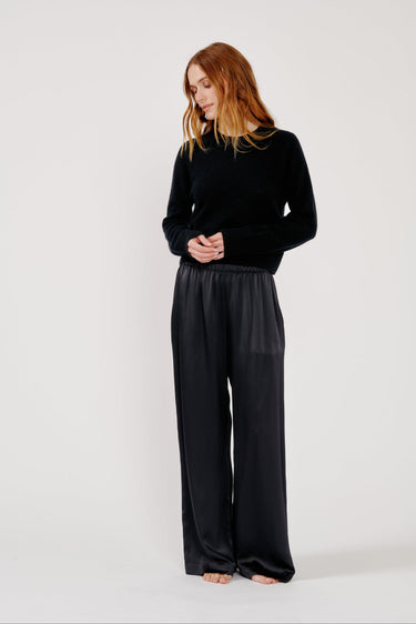 JAYNE LAYERING CREWNECK in black