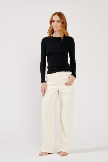 SAMMY DYED RELAXED STRAIGHT LEG in gardenia