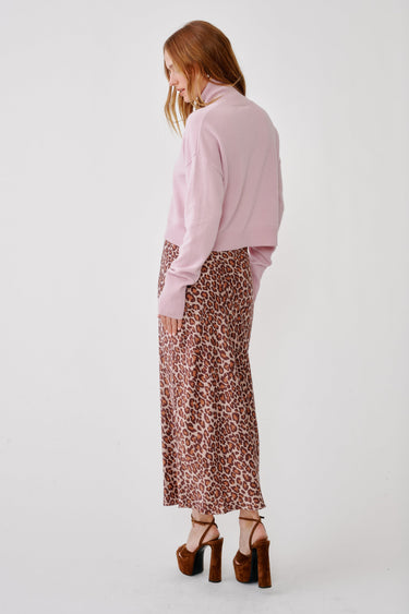 SABLE TURTLENECK SWEATER | SOFT PINK