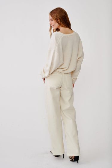 SAMMY DYED RELAXED STRAIGHT LEG | GARDENIA