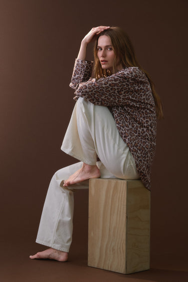 BENTON D SLOUCHY LS BUTTON DOWN | DUNE/CINNABAR