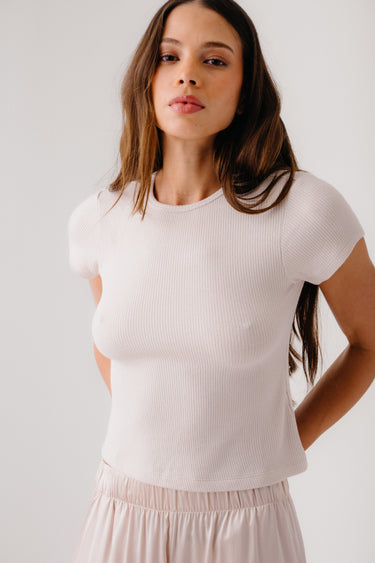 YAEL CROPPED BABY TEE | LUNAR