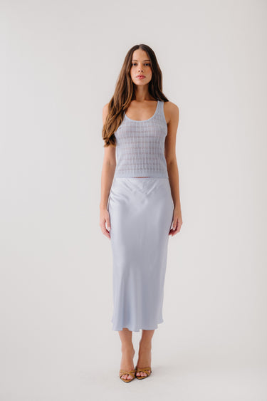 CORDELIA SCOOPED NECK TANK | WHISPER