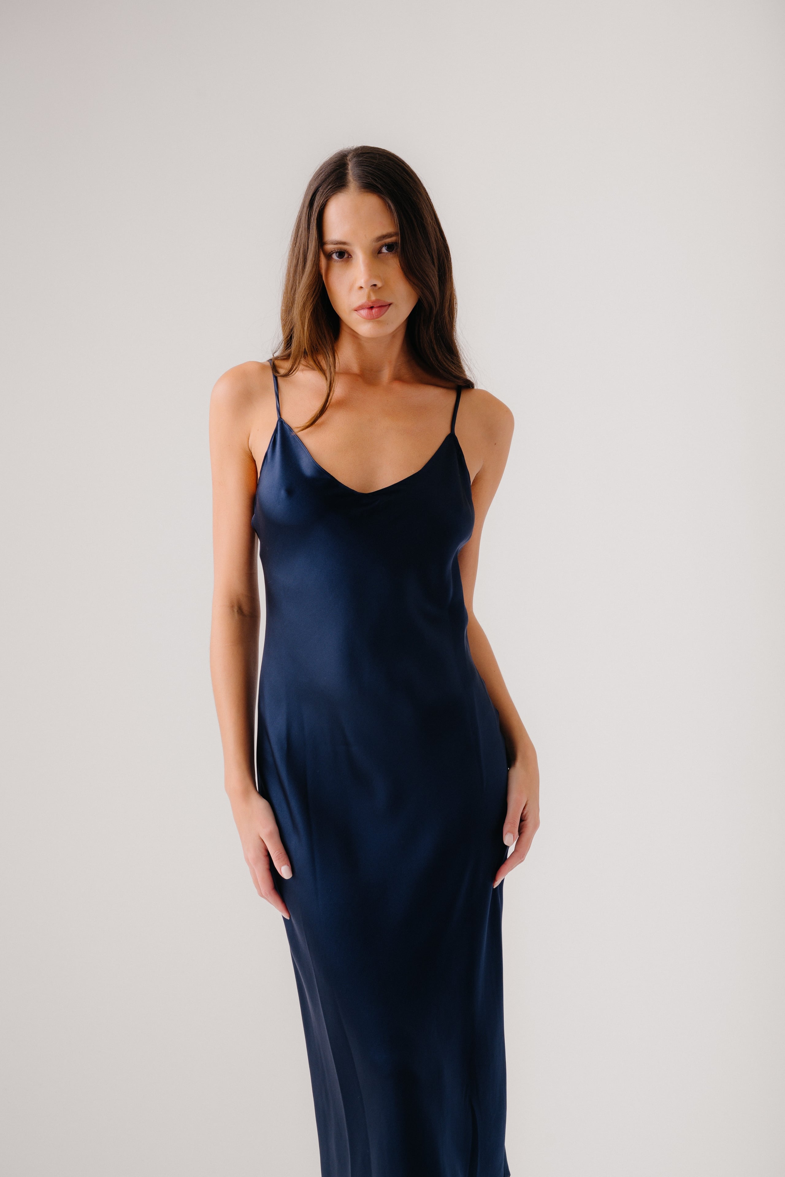 TAYLOR MIDI SILK SLIP DRESS | MIDNIGHT NAVY SABLYN TAYLOR MIDI SILK SLIP DRESS | MIDNIGHT NAVY SABLYN