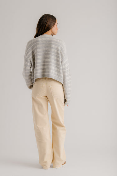 SAMMY DYED RELAXED STRAIGHT LEG | BUTTERCREAM