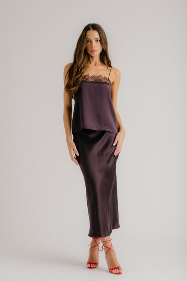 MIRANDA SILK SKIRT | OAK TREE