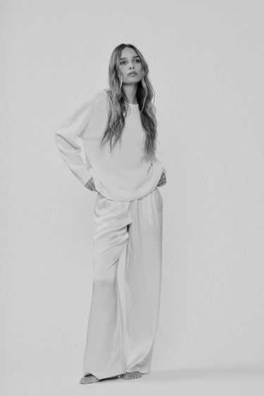 REMI RELAXED SADDLE RAGLAN in gardenia