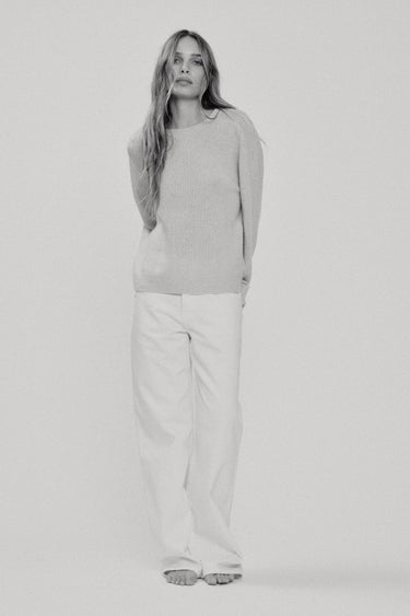 REMI RELAXED SADDLE RAGLAN in gardenia