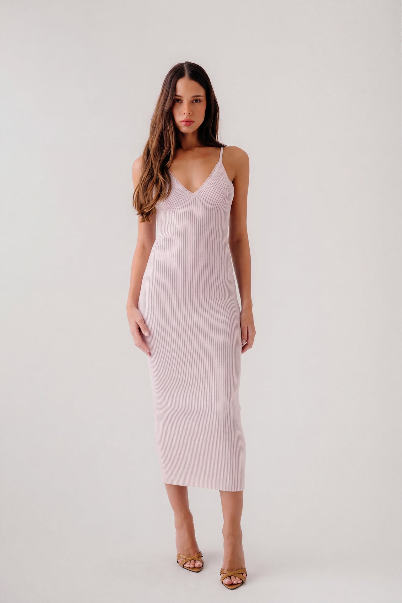 ribbed lace dress ALLISON RIBBED DRESS W/ LACE | LUNAR