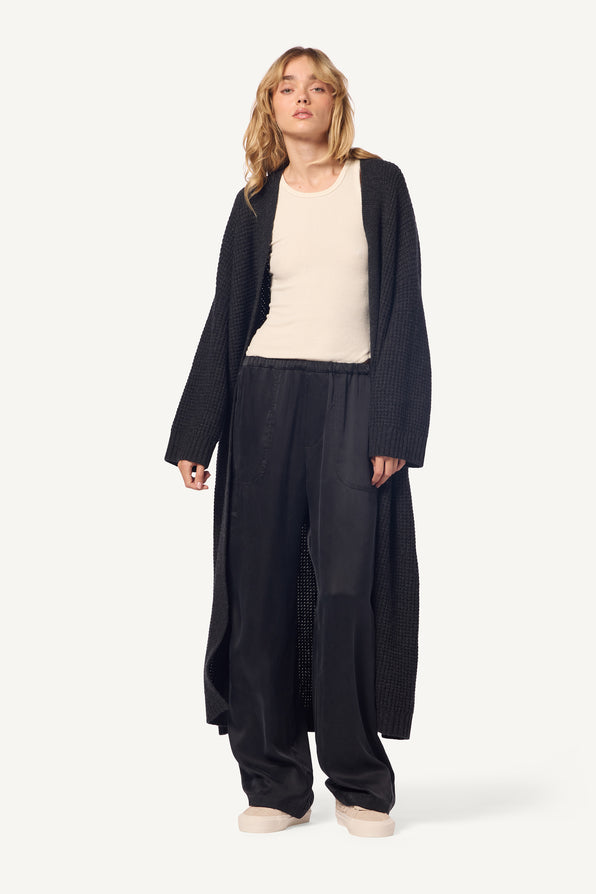 CEDAR SLOUCHY DUSTER | ASPHALT CHARCOAL