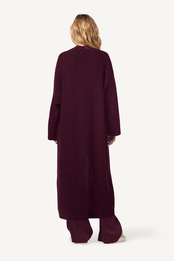 CEDAR SLOUCHY DUSTER | BORDEAUX