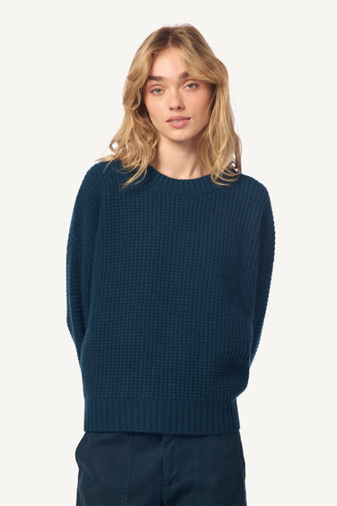 CY SLOUCHY CREWNECK WITH RIB DETAIL | COMPASS