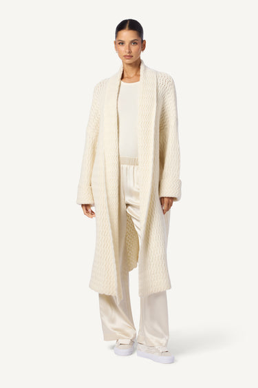 STANTON SLOUCHY DUSTER CARDIGAN | GARDENIA